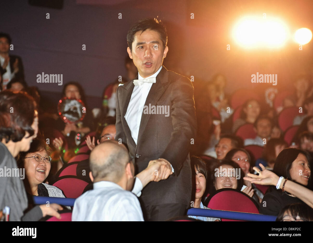 Tony Leung, 30. Mai 2013: Tokio, Japan: Hong Kong Schauspieler Tony Leung besucht der Japan-Premiere für den Film "The Grandmaster" in Tokio, Japan, am 30. Mai 2013. (Foto: AFLO) Stockfoto