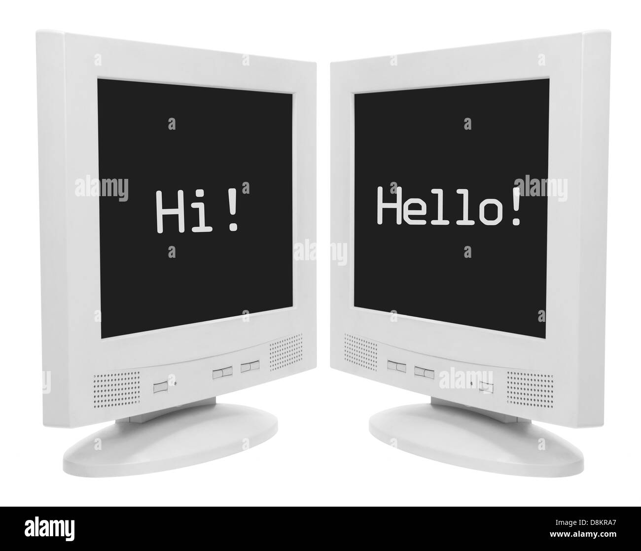 Computer-Monitore Stockfoto