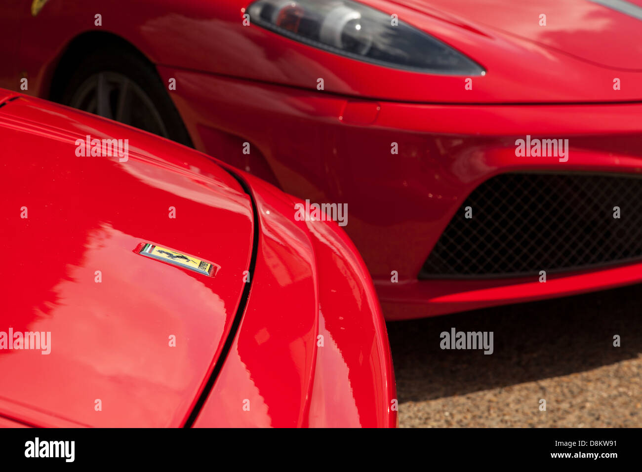 Ferrari Autos, Sportwagen Stockfoto