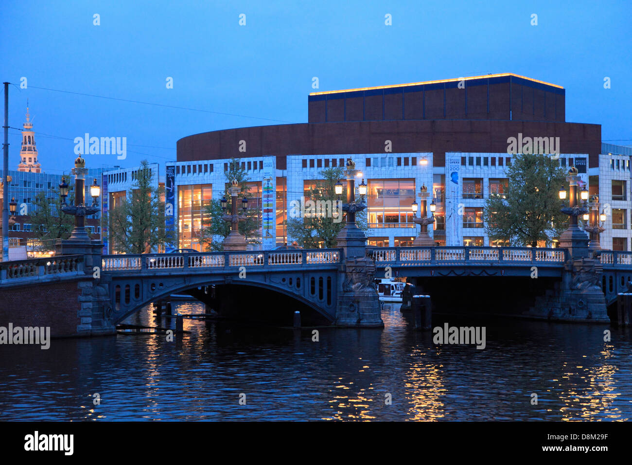 Niederlande, Amsterdam, Amstel, Musiktheater, Stockfoto