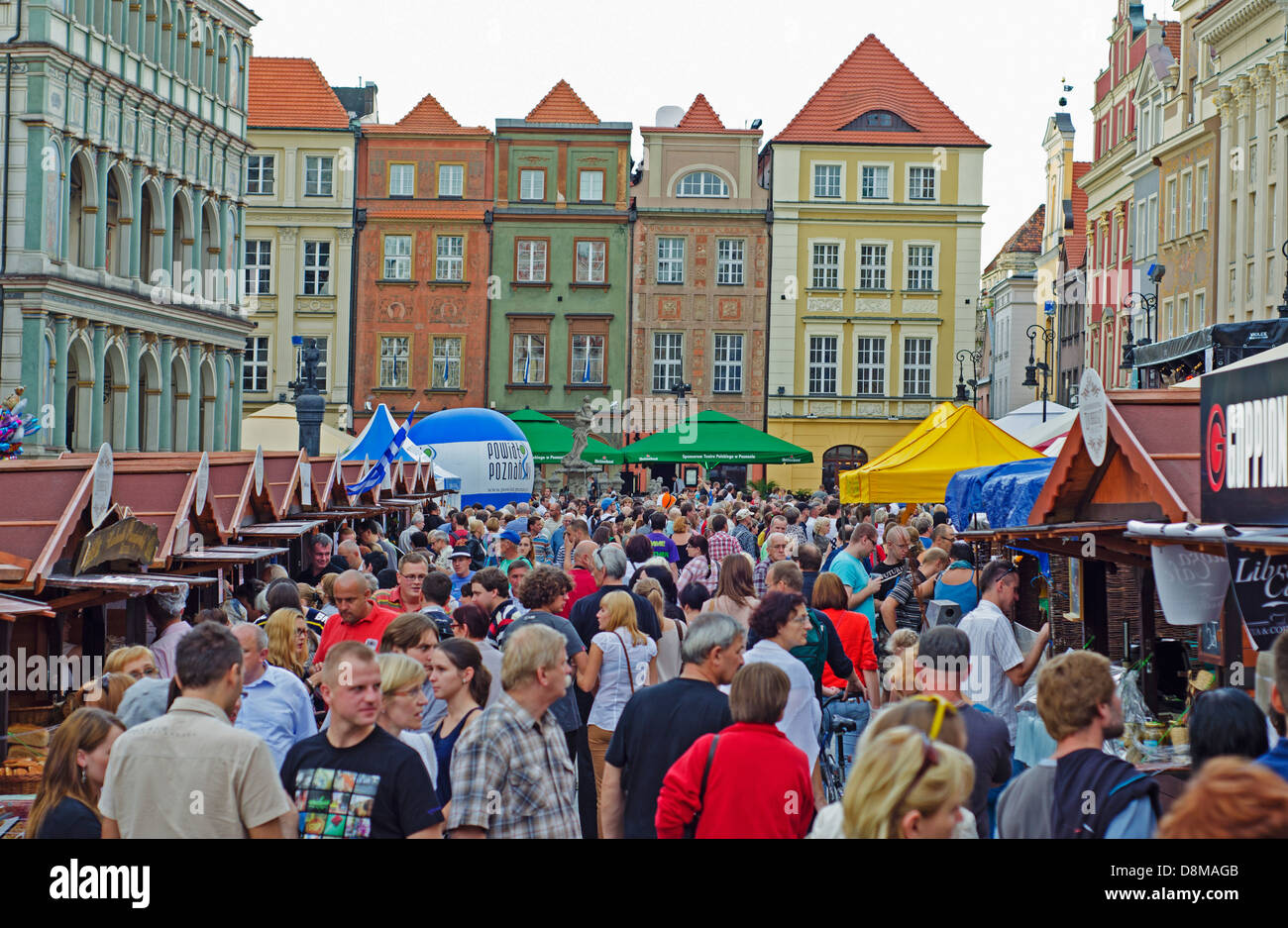 alten Markt, historische Altstadt, Poznan, Polen, Europa Stockfoto
