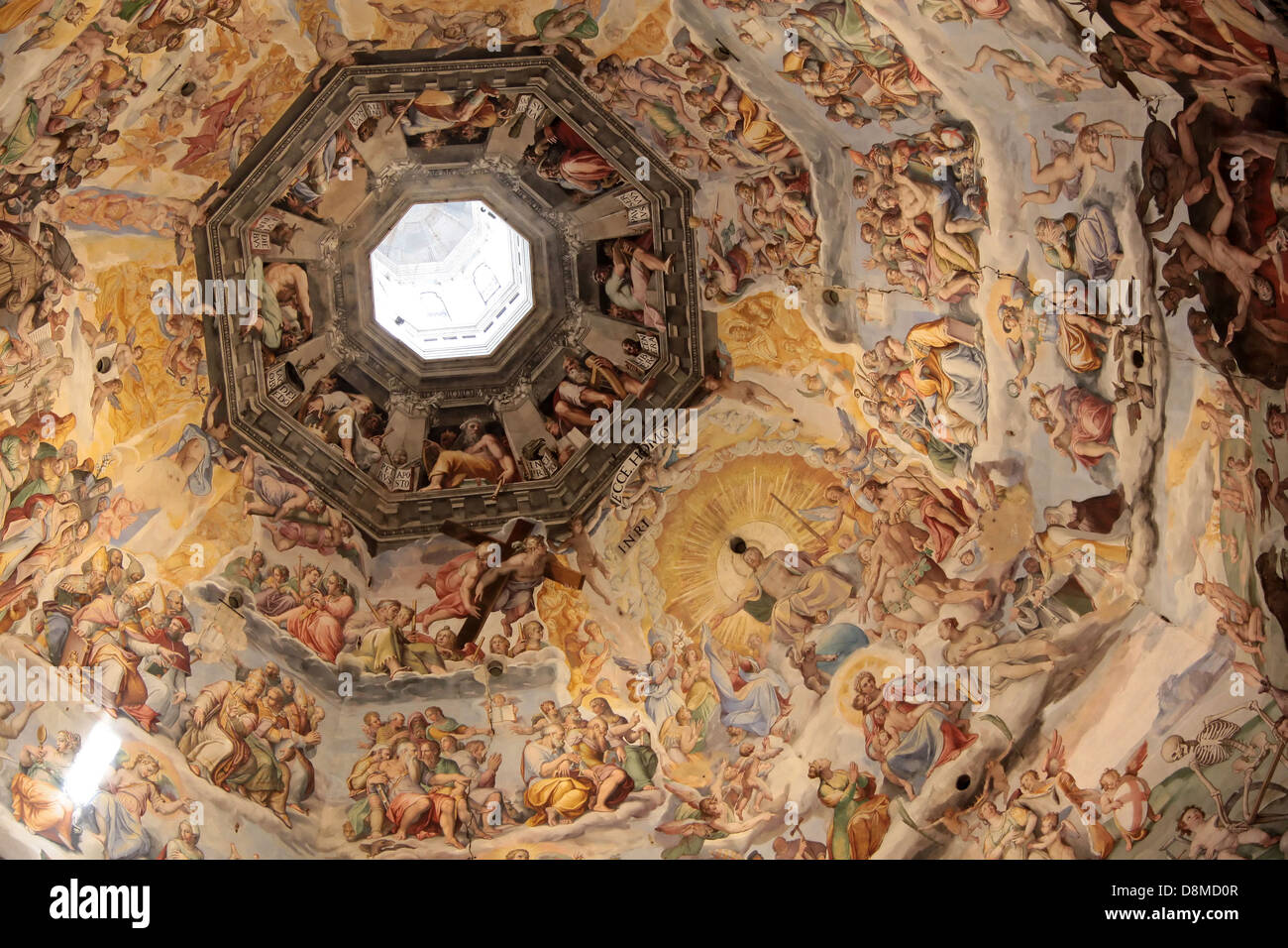 Kuppel der Kathedrale Santa Maria del Fiore in Florenz Stockfoto