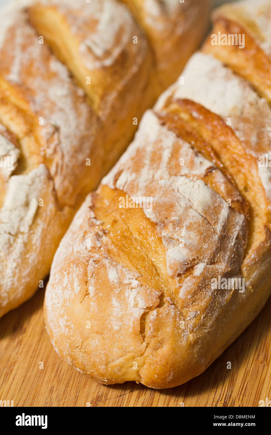 Frische leckere Brötchen Stockfoto