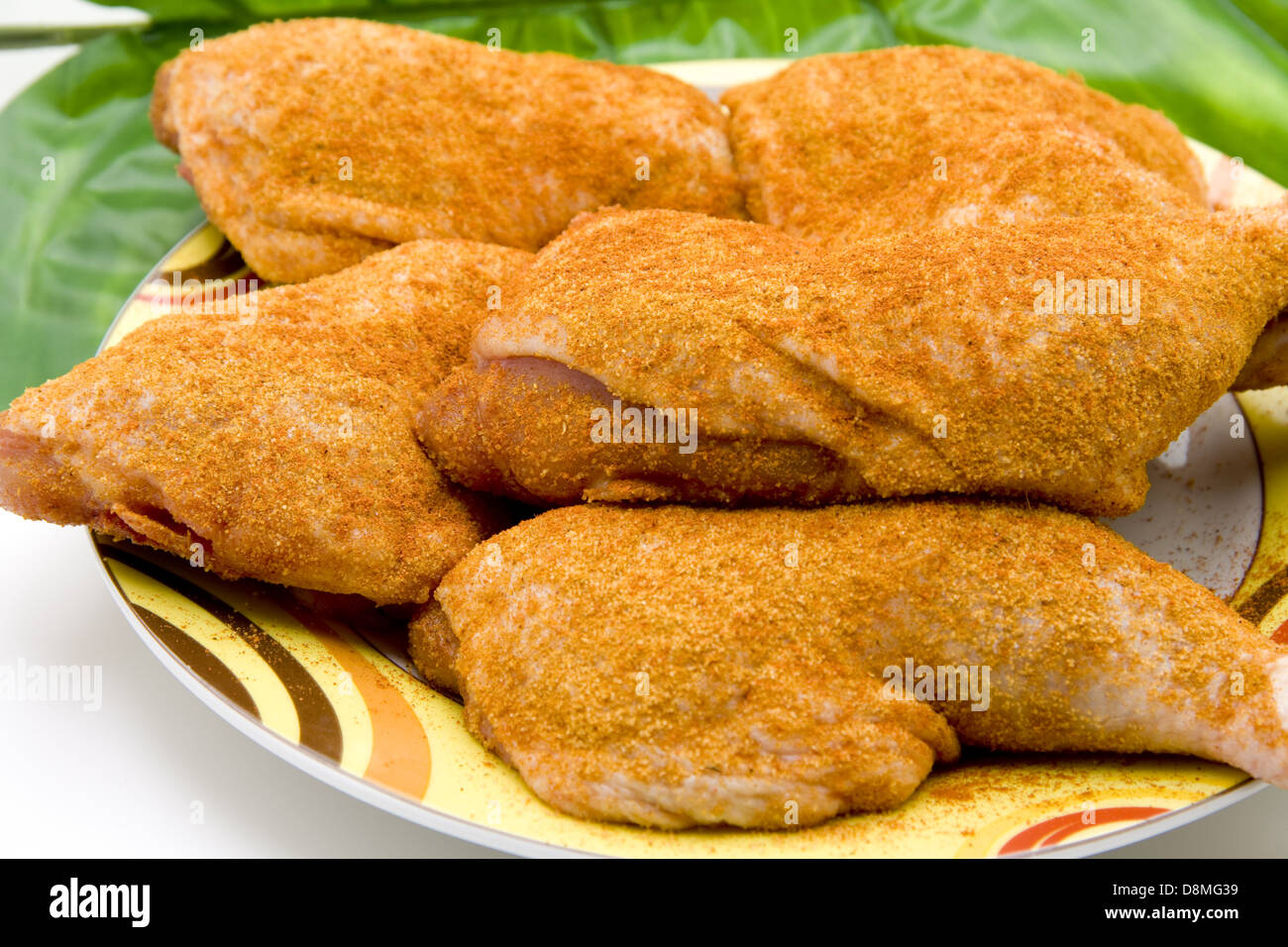 Hühnerkeule Stockfoto