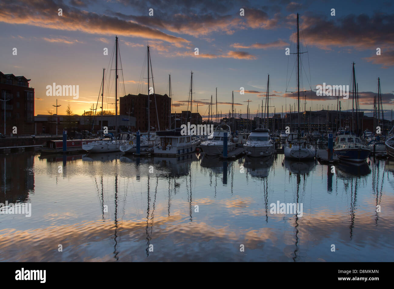 Hull Marina, East Yorkshire Stockfoto