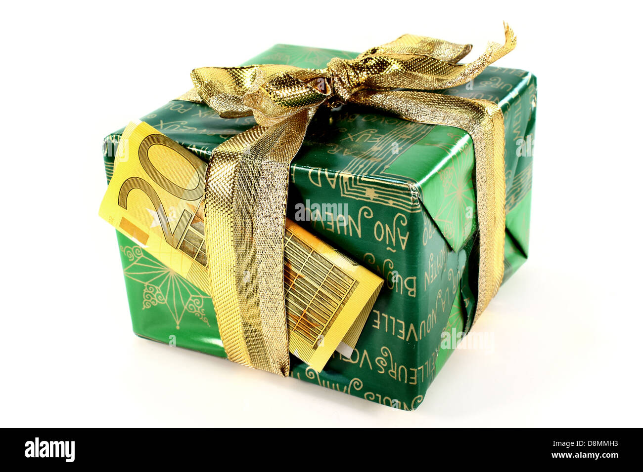 Weihnachtsgeld Stockfoto