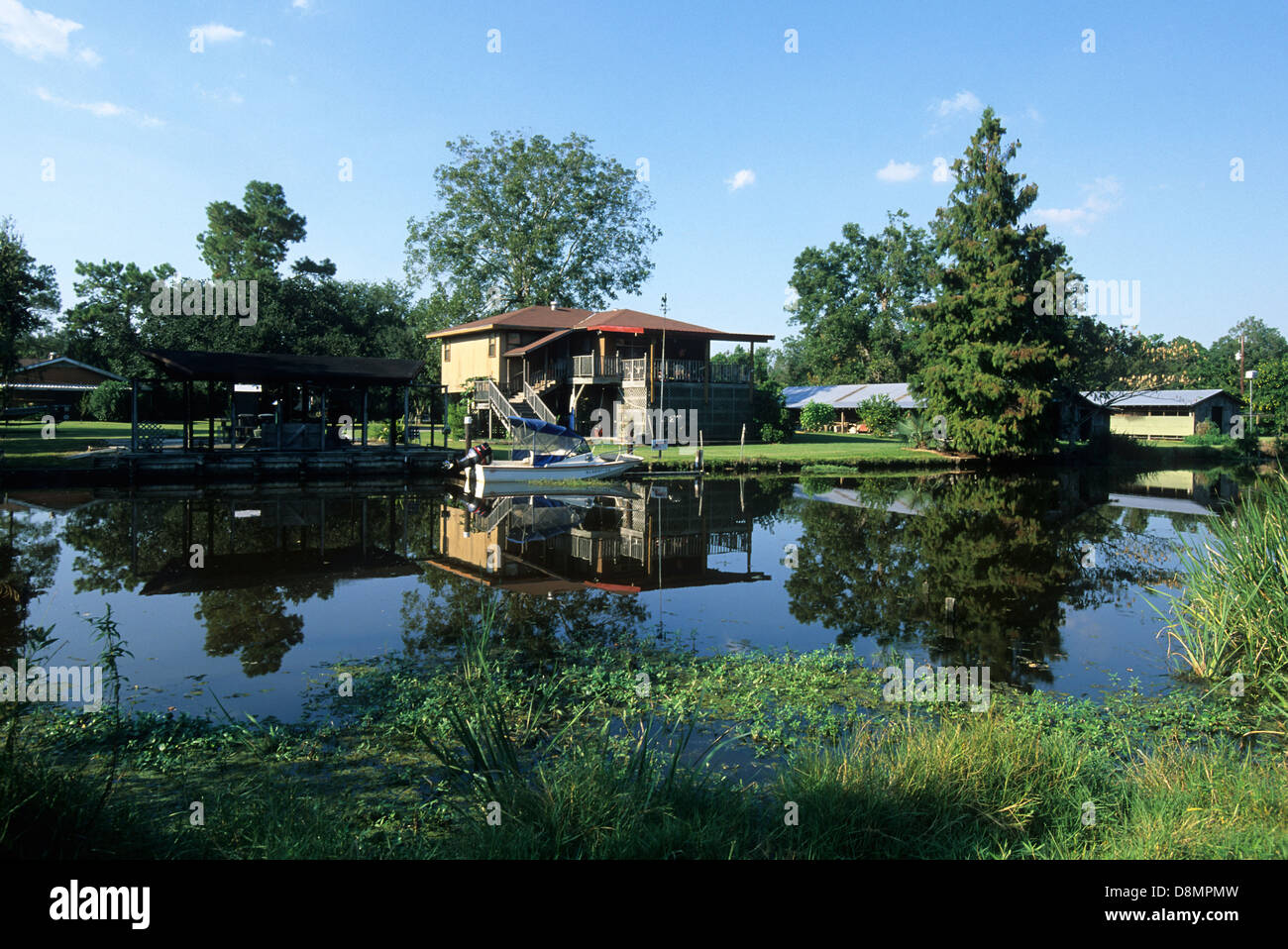 Elk283-4588 Louisiana, Cajun Country, Big Bayou Black house Stockfoto