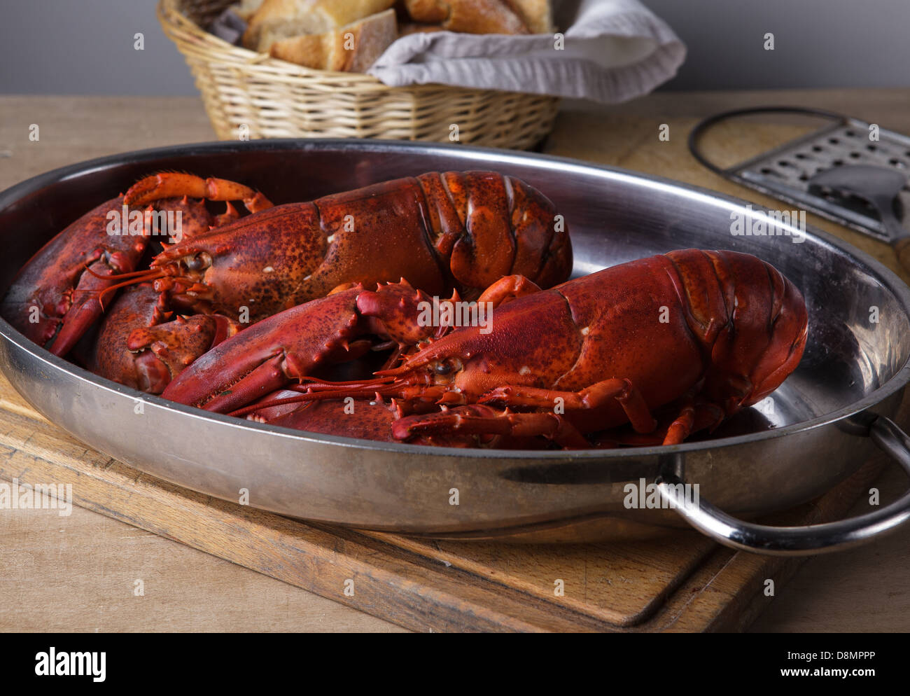 Gekochter Hummer Stockfoto