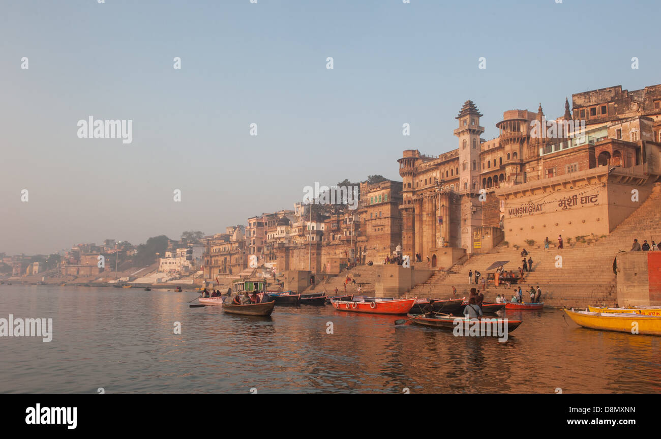 Heilige Stadt Varanasi, Indien Stockfoto