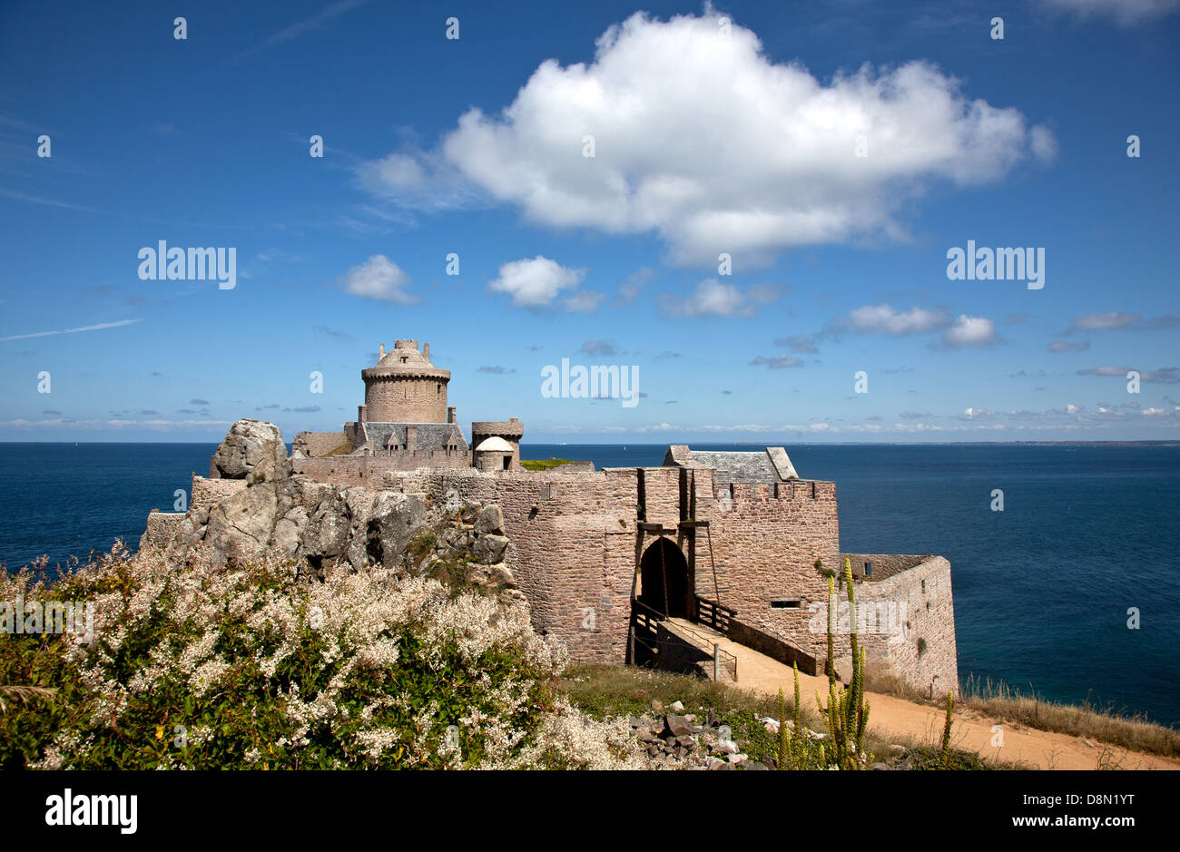 Fort La Latte Brittany France Stockfoto