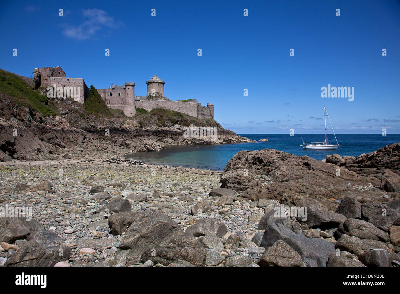 Fort La Latte Brittany France Stockfoto