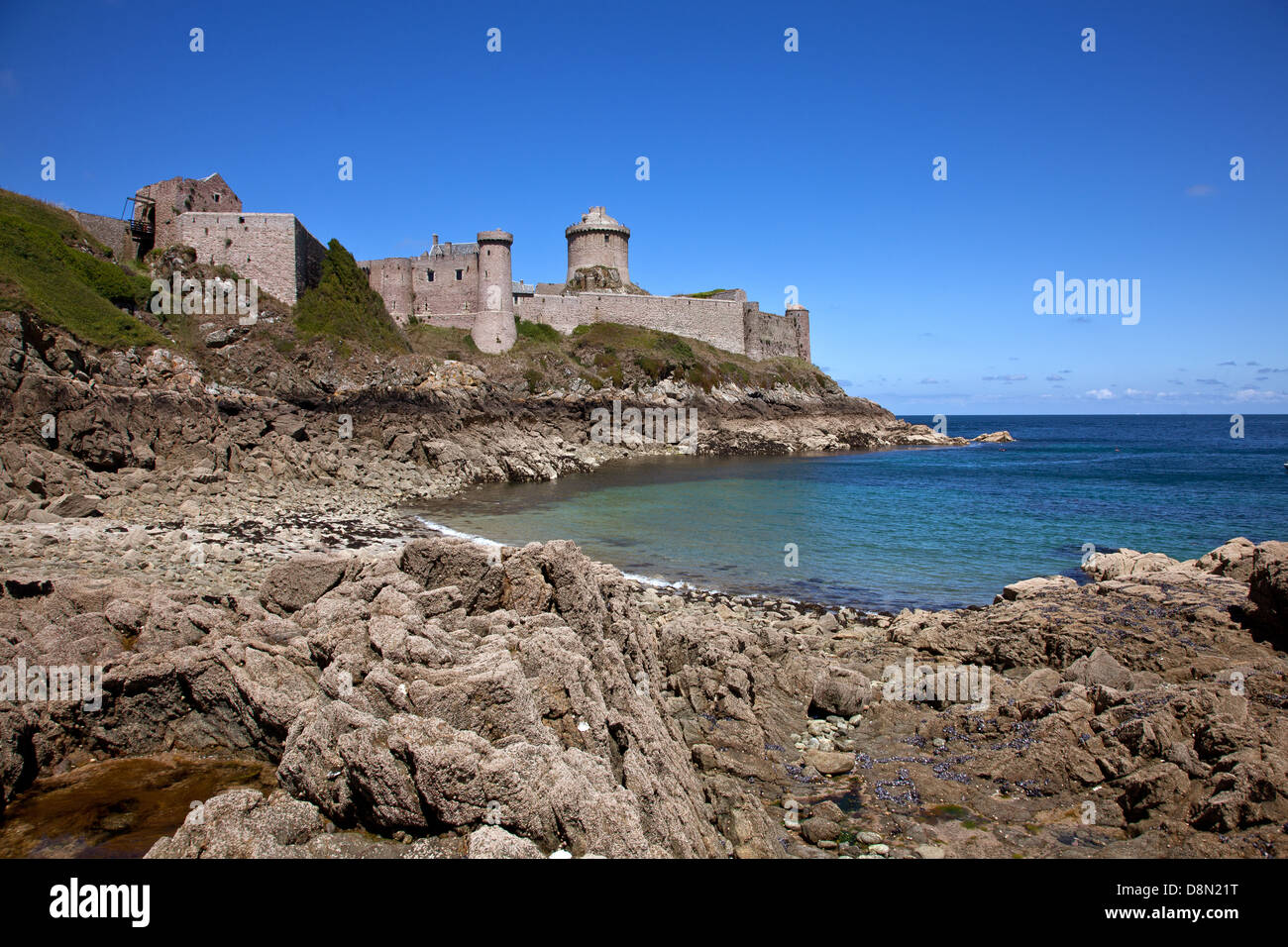 Fort La Latte Brittany France Stockfoto