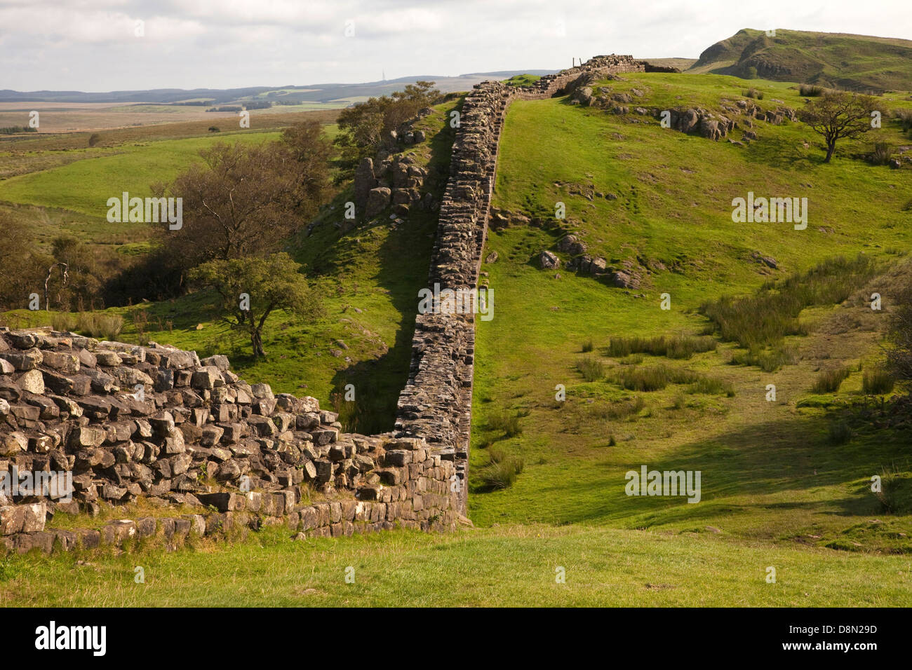 Der Hadrianswall Stockfoto