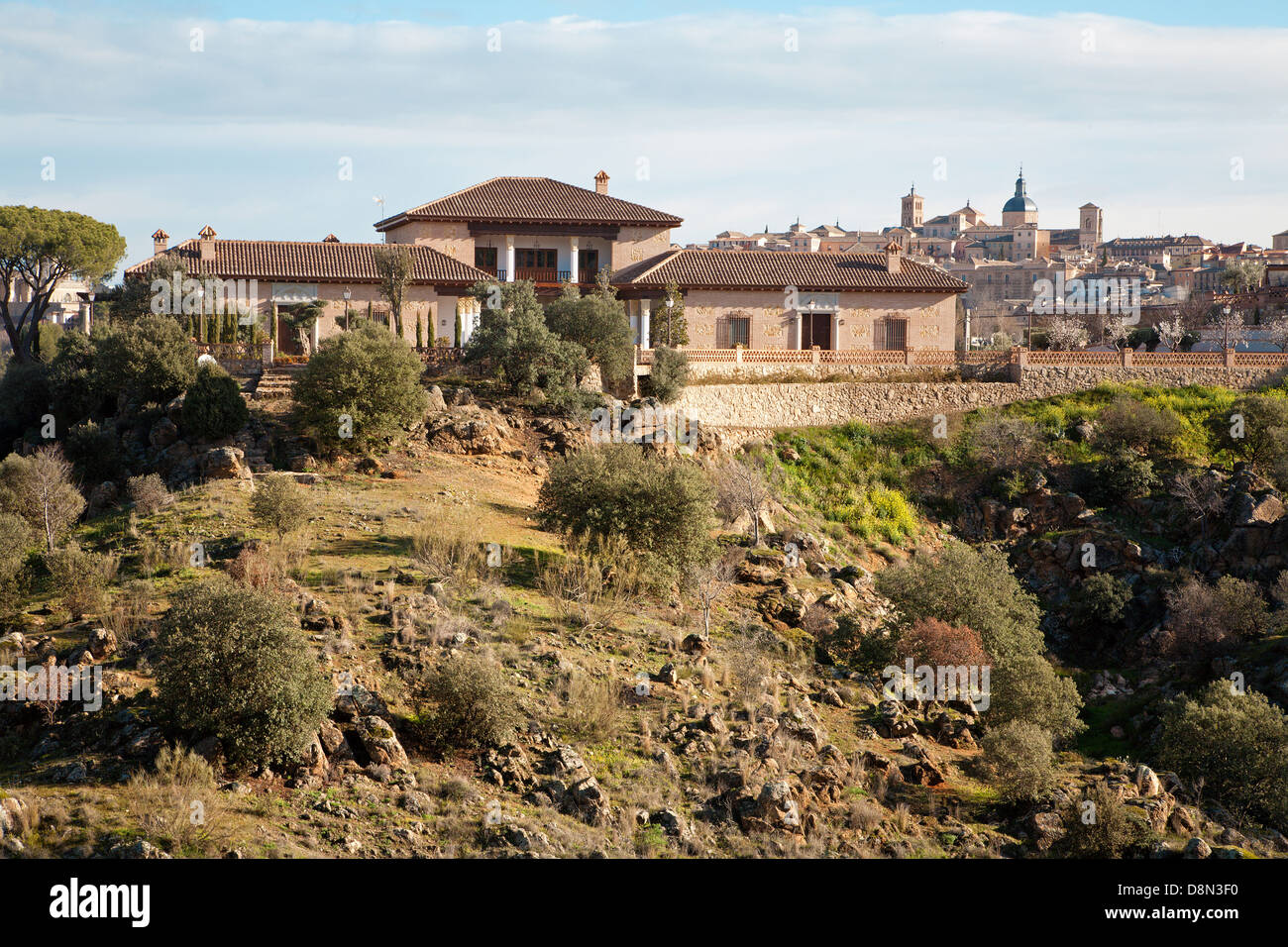 TOLEDO - März 8: Mediterrane Villa in Toledo auf 8. März 2013 in Toledo, Spanien. Stockfoto