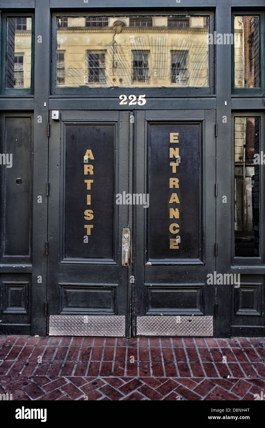 Künstler-Eingang in die französische Viertel New Orleans Louisiana Stockfoto