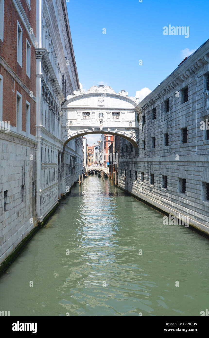 Venedig-Wasserstraße Stockfoto