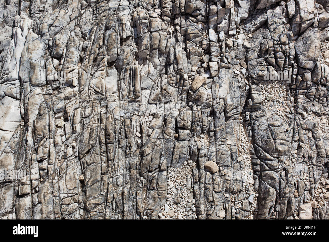 Naturstein Textur oder Hintergrund. Stockfoto