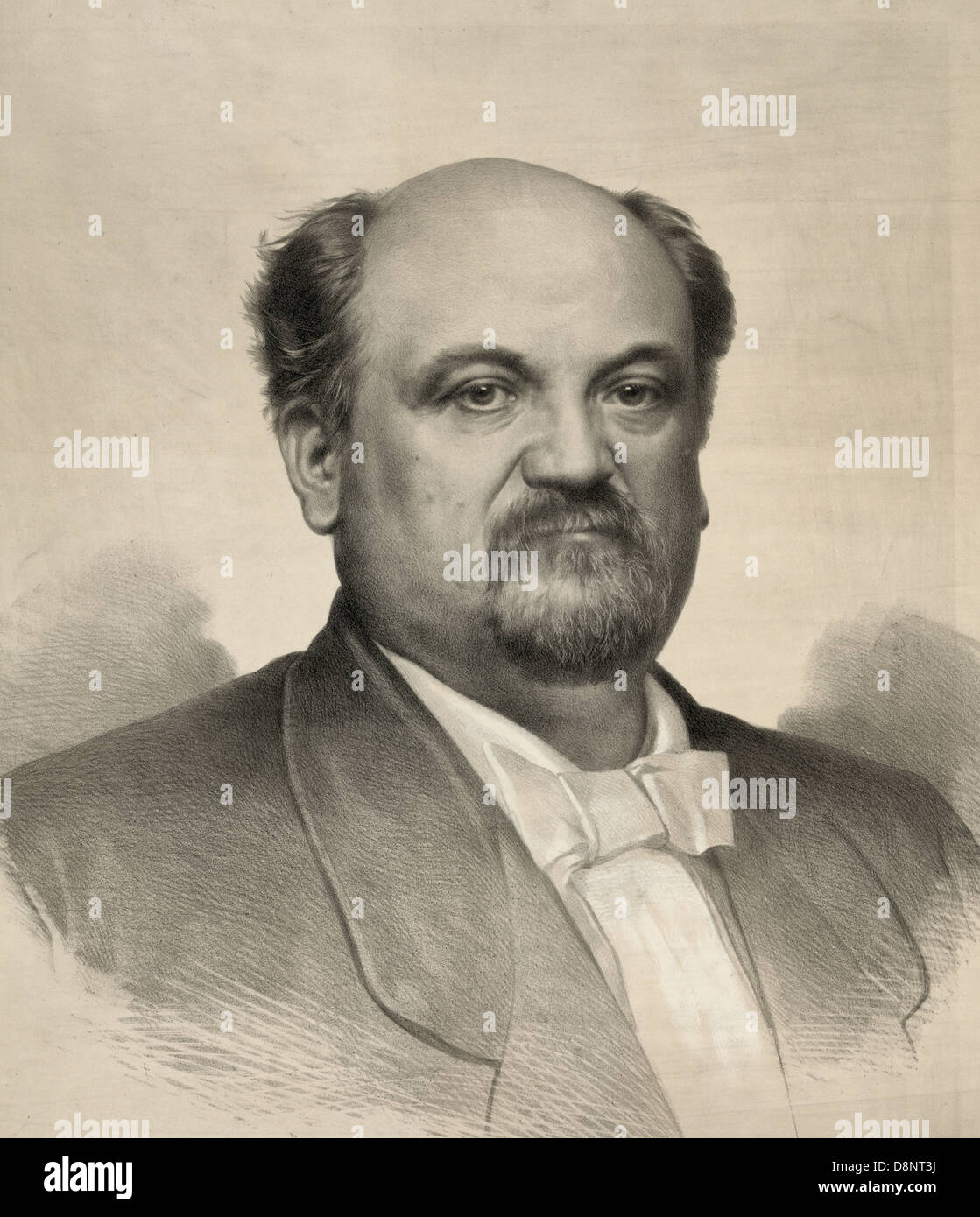 Claudius Berger, Meister die französischen Billard-Spieler, um 1860 Stockfoto