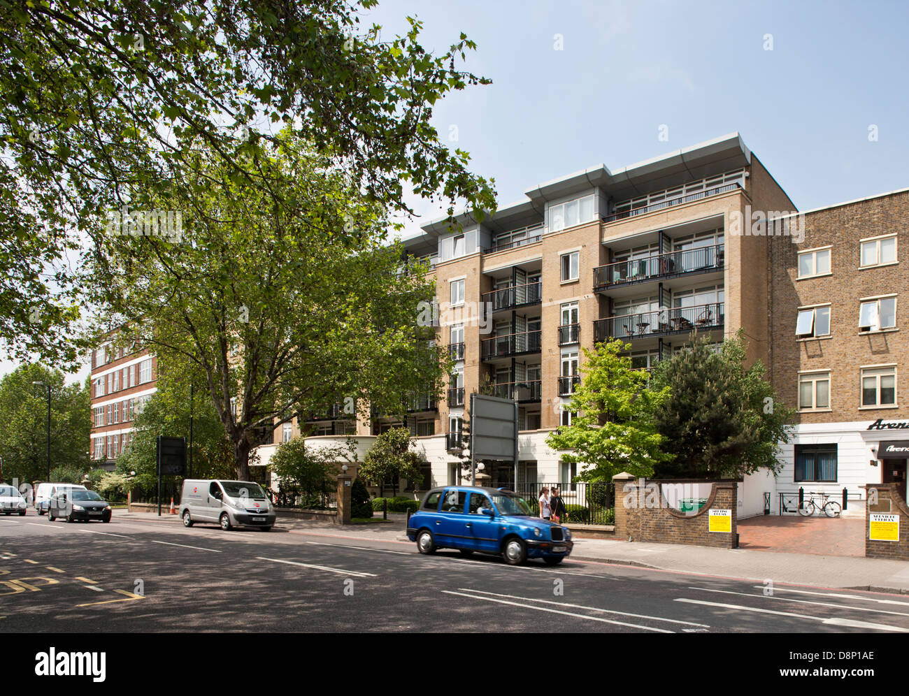 Claremont Höhen Pentonville Road London N1 Stockfoto