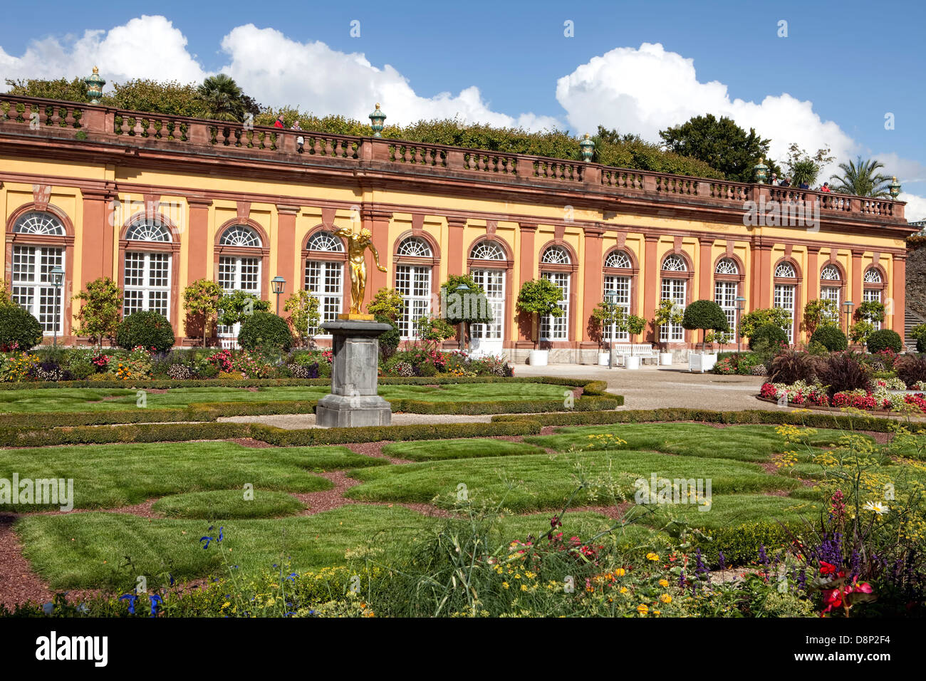 Orangerie-Parterre, Schloss Weilburg Schloss Weilburg ein der Lahn, Hessen, Deutschland, Europa Stockfoto