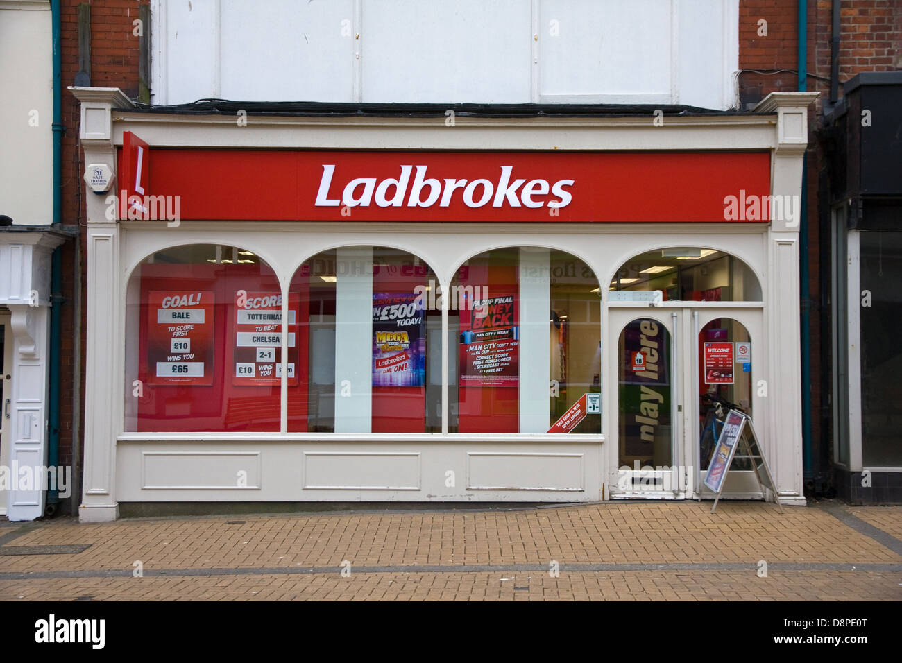 Ladbrokes; Bridlington branch Stockfoto