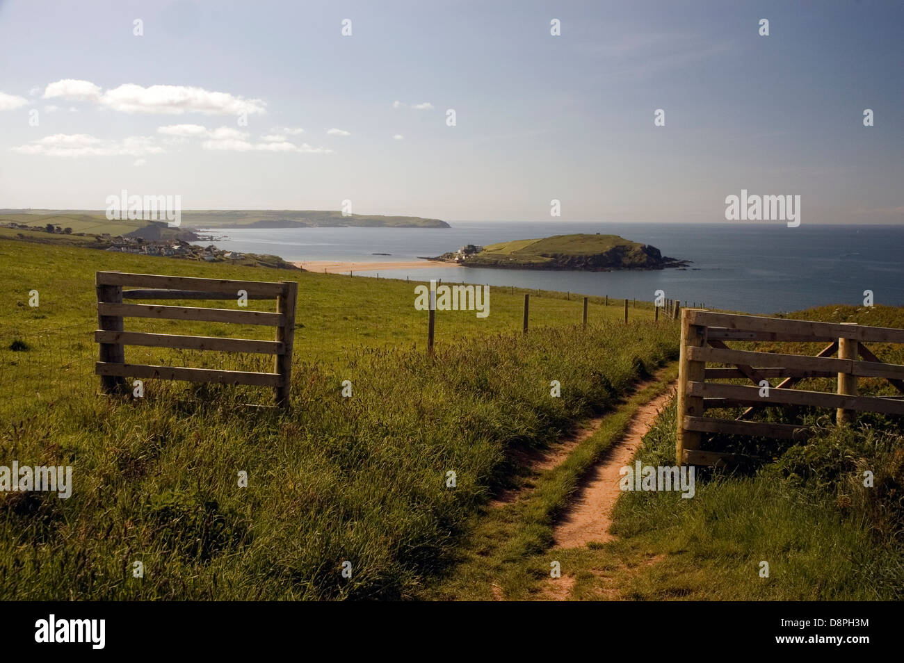 Burgh Island, ayrmer Cove, Devon Stockfoto