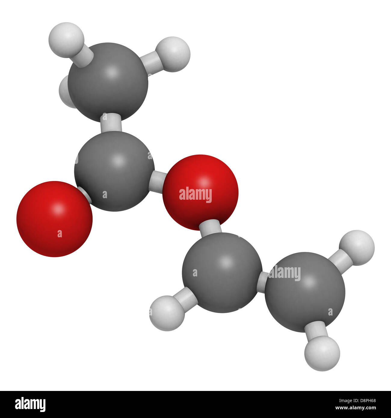 Vinylacetat, Polyvinylacetat (PVA, PVAc) Kleber Baustein. PVA ist in