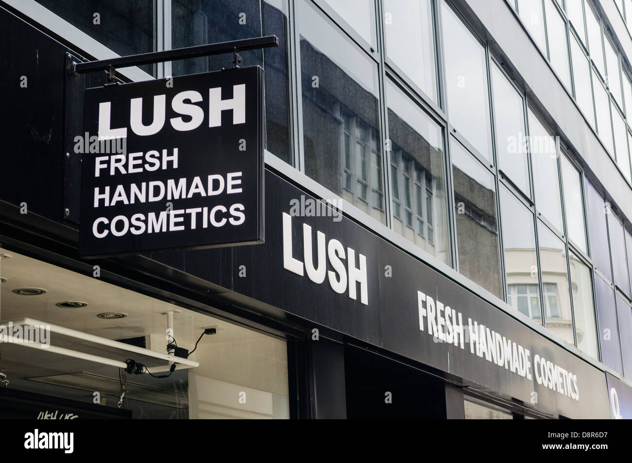 Lush Kosmetik-shop Stockfoto