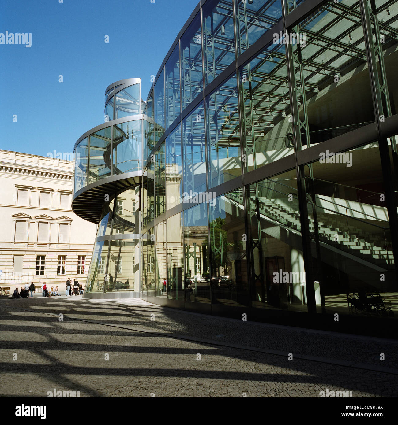 Berlin. Deutschland. Neubau des deutschen historischen Museums deutschen historischen Museum IM Pei entworfen. Stockfoto