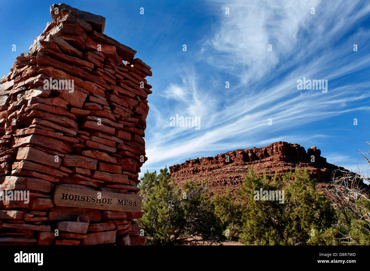 Bleibt der Bergmann Speisesaal im Horseshoe Mesa im Grand Canyon National Park, Arizona, USA Stockfoto