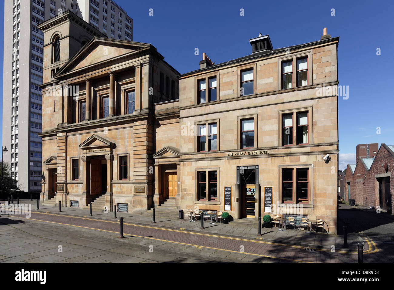 The National Piping Centre, McPhater Street, Cowcaddens, Glasgow, Schottland, Großbritannien Stockfoto