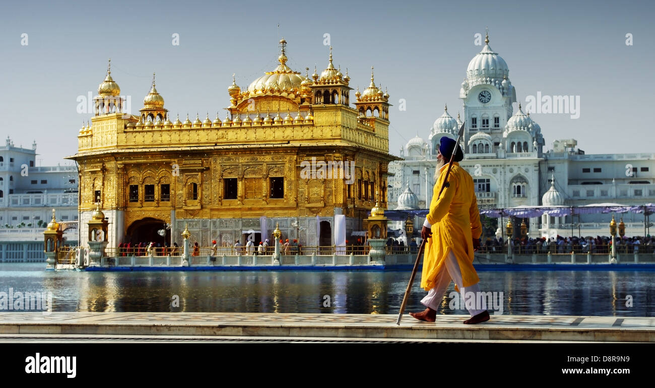 Amritsar golden Tempel, Punjab, Indien Stockfoto