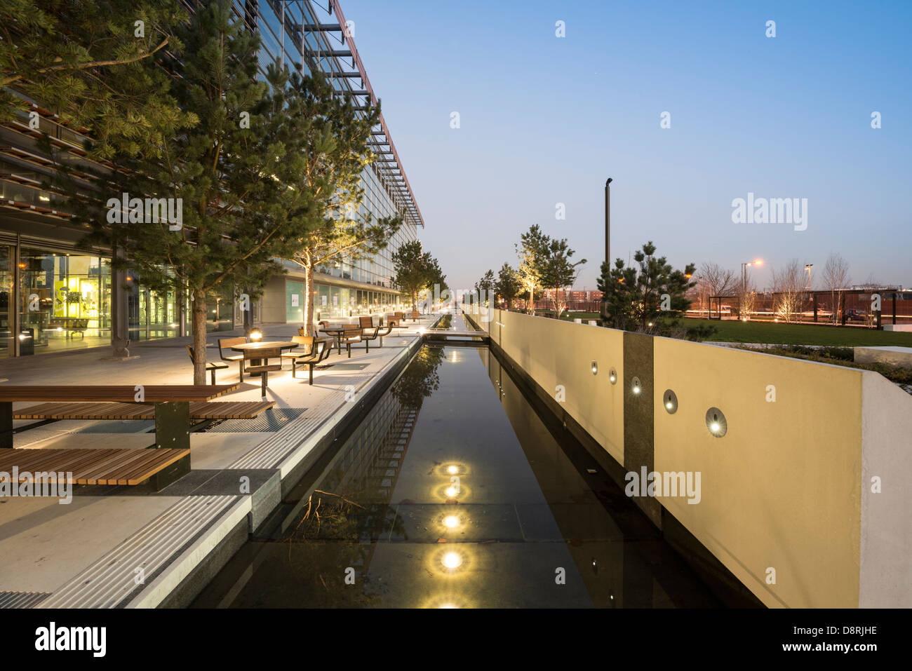 Eastside City Park ist eine 6,75 Acre (2,73 ha) Stadtpark befindet sich in der Eastside Stadtteil von Birmingham City Centre. England, UK. Stockfoto