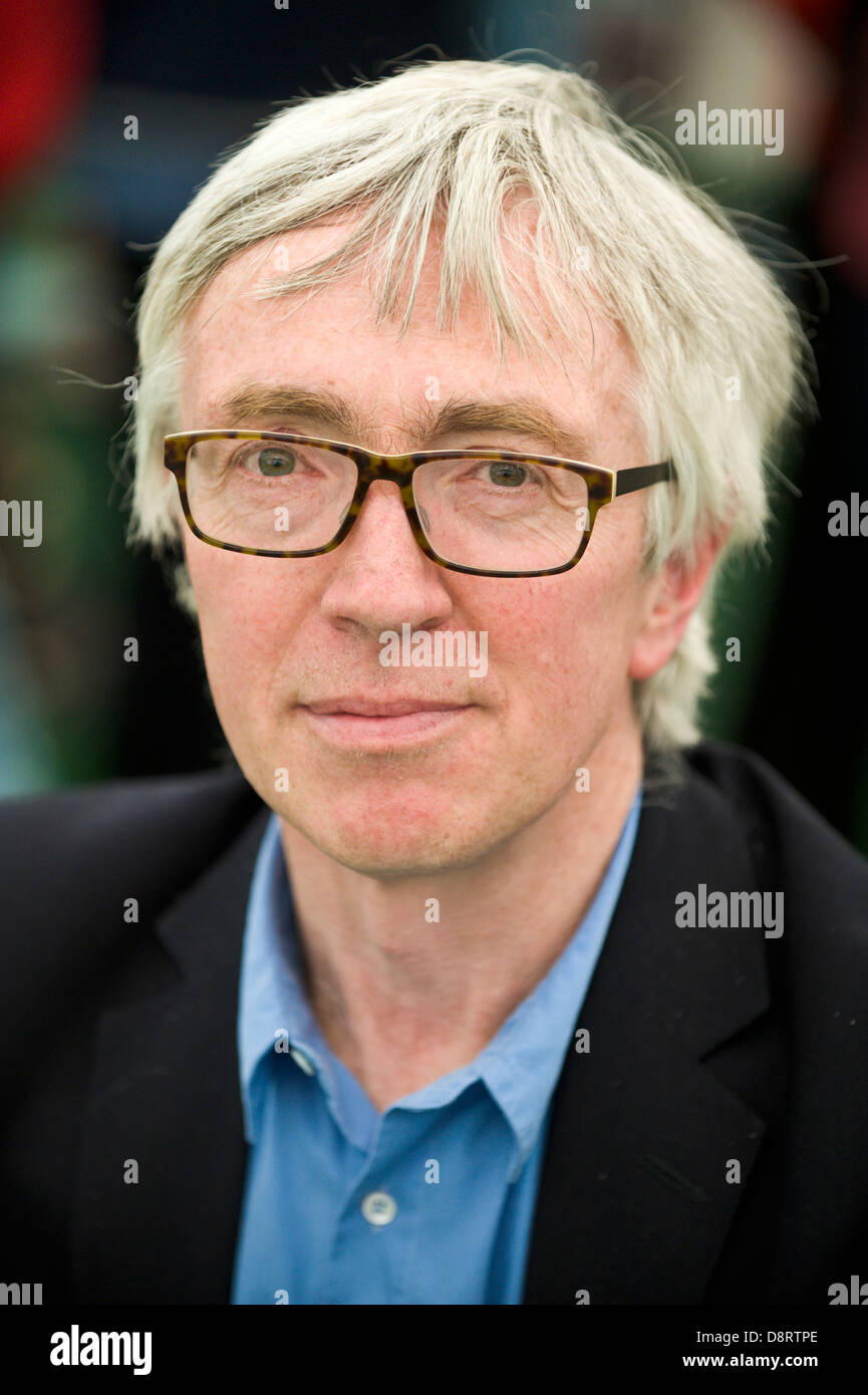 John Mullan Professor für Englisch an der University College London ist spezialisiert auf 18. Jahrhundert Fiktion abgebildet am Hay Festival 2013 Stockfoto