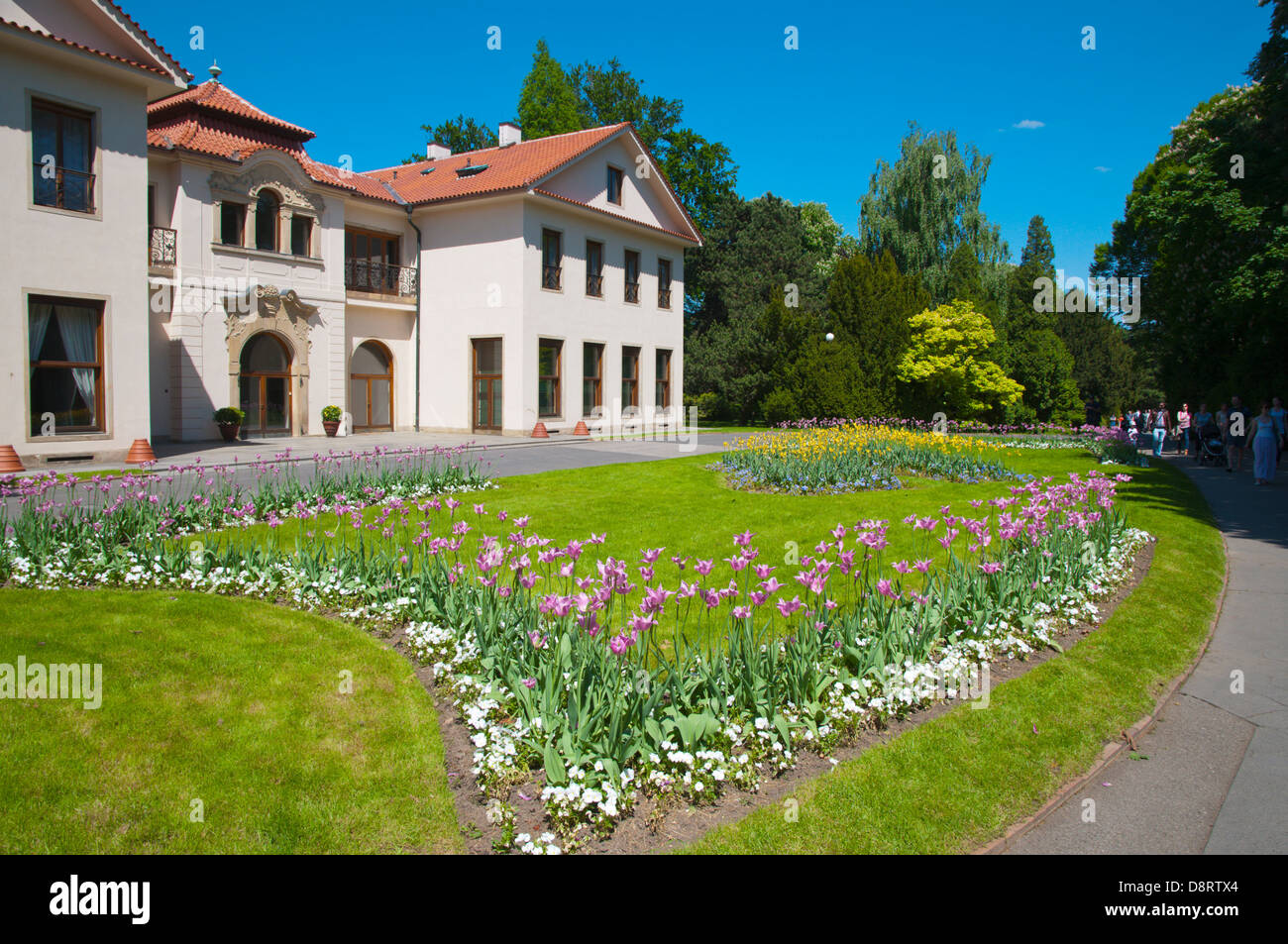 Kralovska Zahrada der königlichen Gärten Park Hradschin die Burg Stadt Bezirk Prag Tschechische Republik Europa Stockfoto