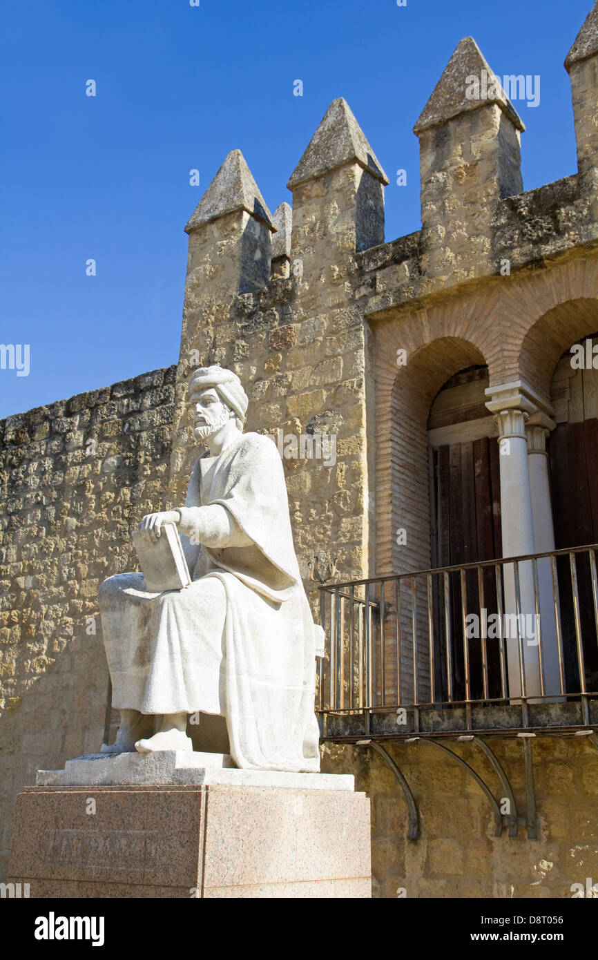 Statue des Averroes in Cordoba - Spanien Stockfoto