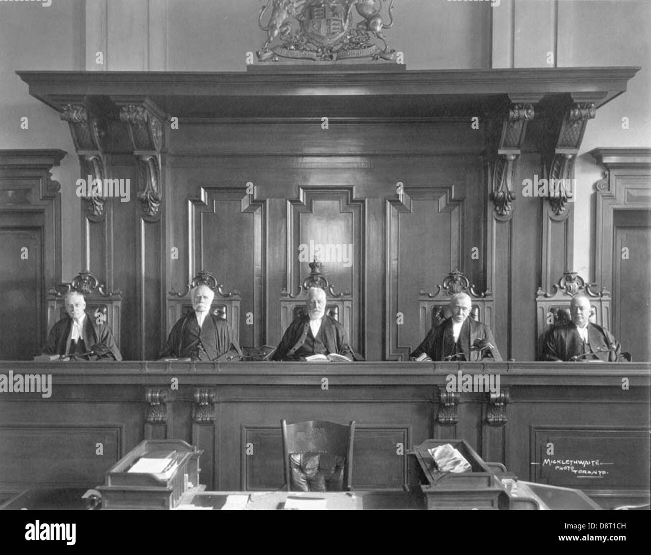 Richter der Beschwerde. Supreme Court of Ontario Canada Stockfoto