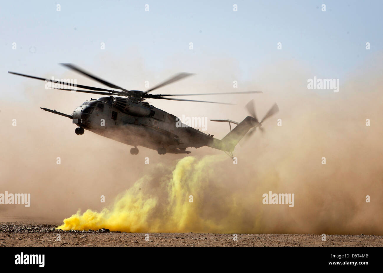 Wenn sich der Staub legt Stockfoto