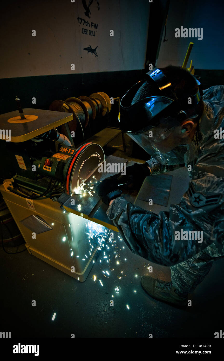Funkenflug Stockfoto