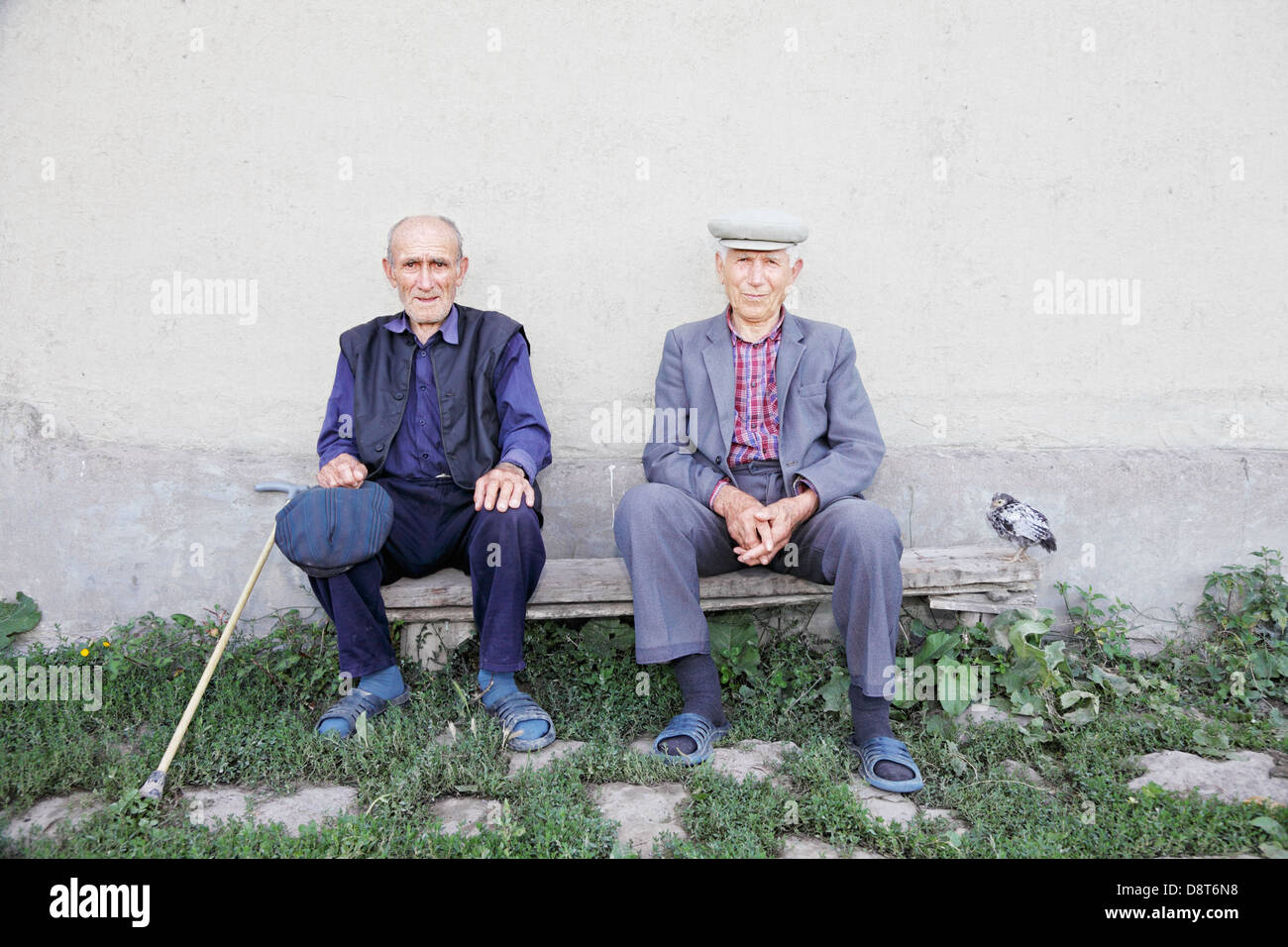 Alte Freunde Stockfoto