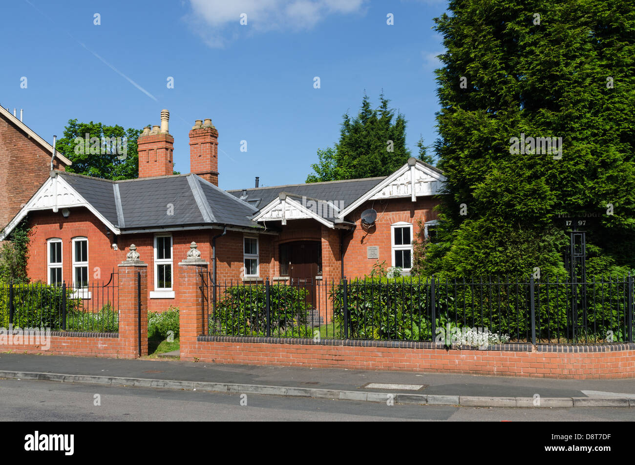 Die Lodge Gate Keepers Haus Heathfield House, das Haus von James Watt in Handsworth, Birmingham Stockfoto