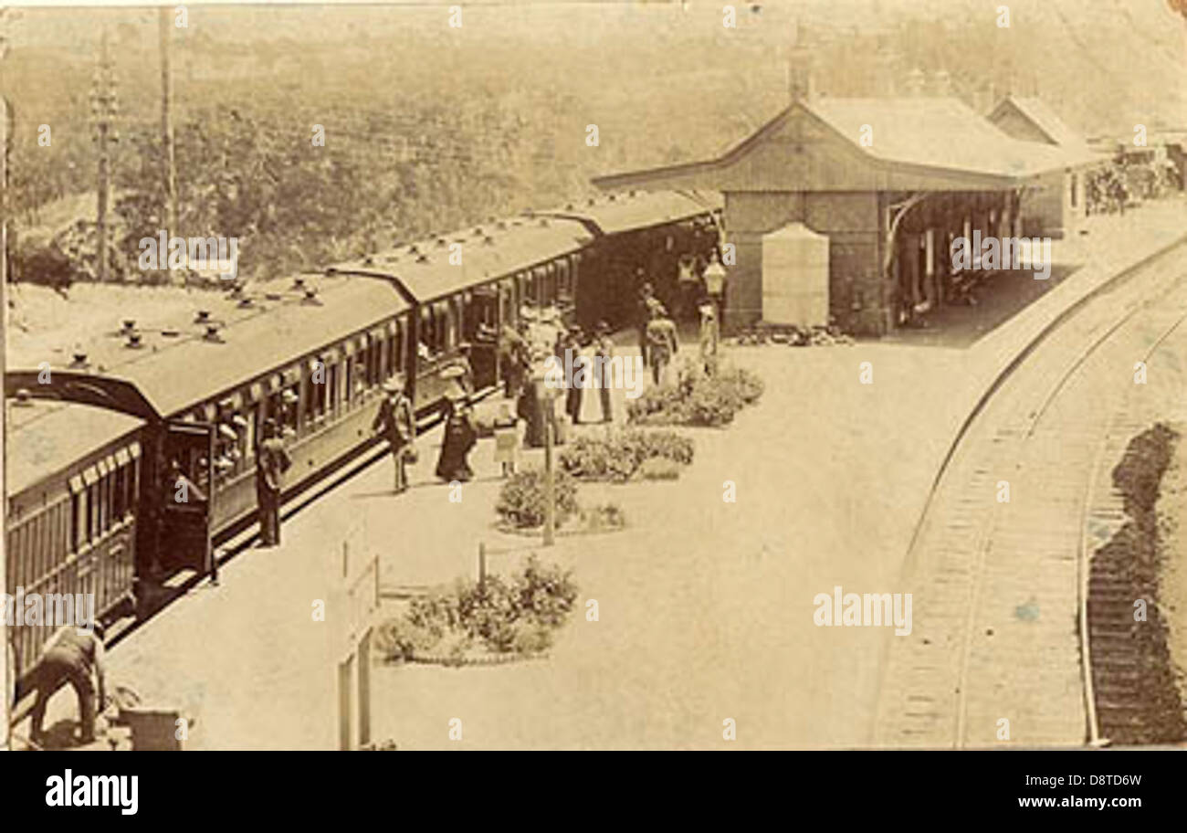 Bahnhof - Leura Stockfoto