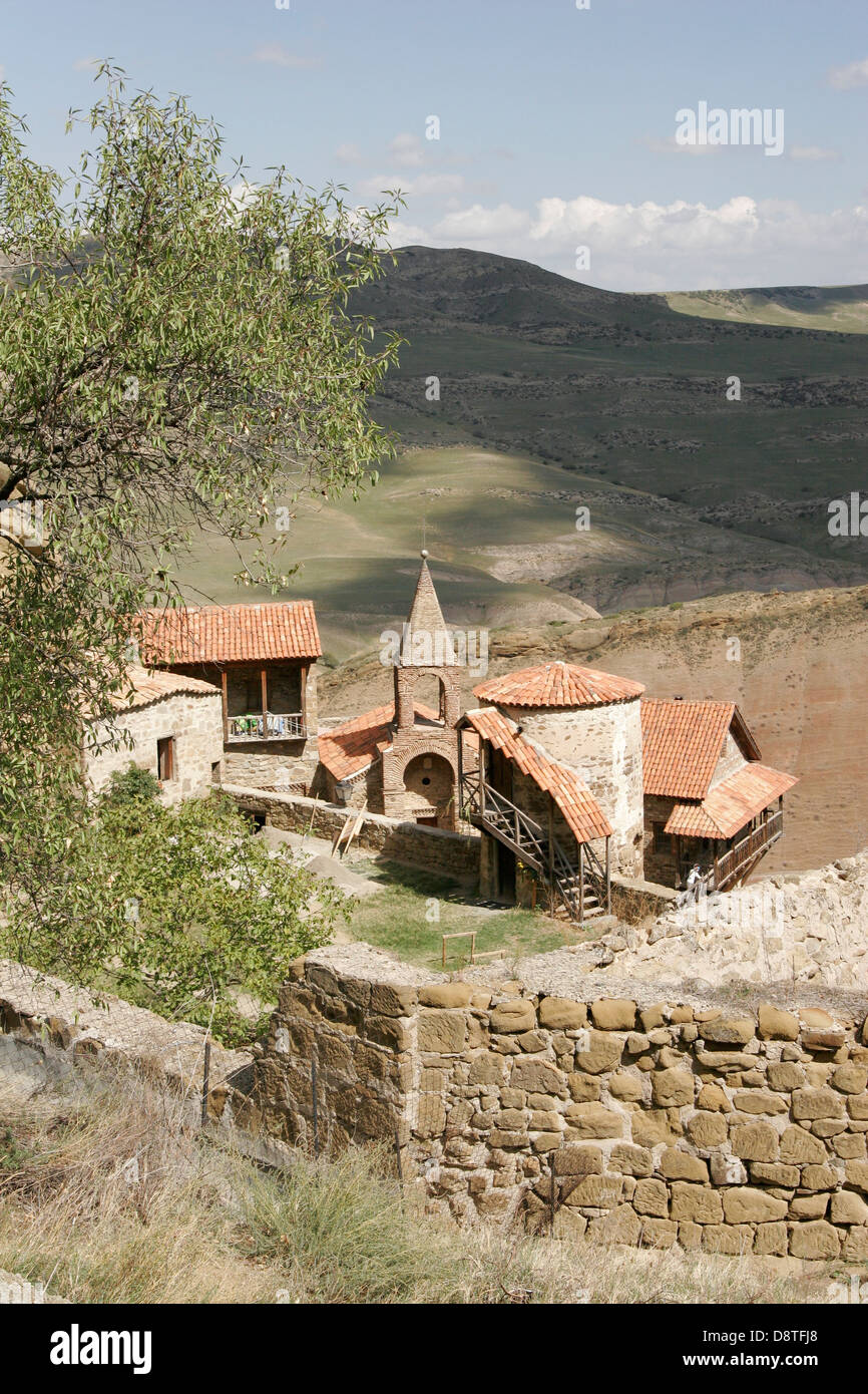 Uralte Höhle Klosterkomplex der Davit Gareja, Georgien, Kaukasus-region Stockfoto