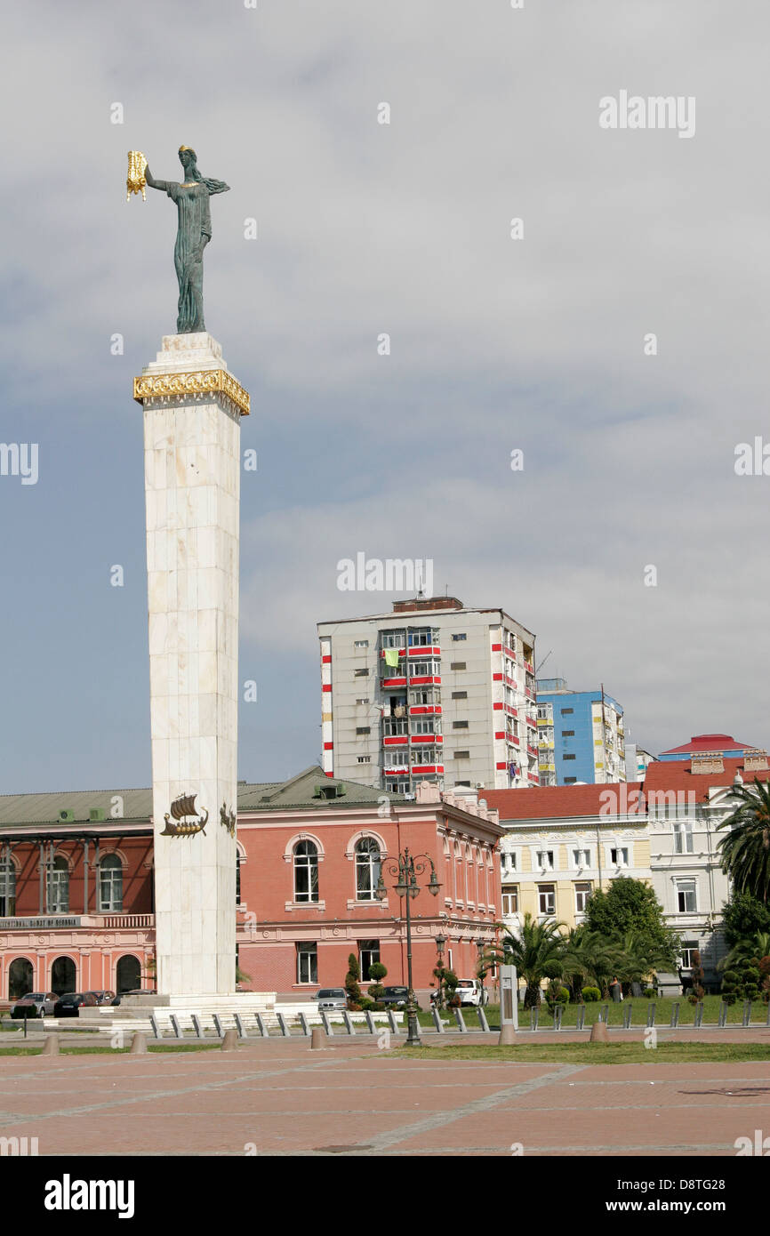 Medea-Denkmal am Evropas Moedani (Europaplatz) in Batumi, Georgien, Schwarzmeer, Kaukasus-region Stockfoto