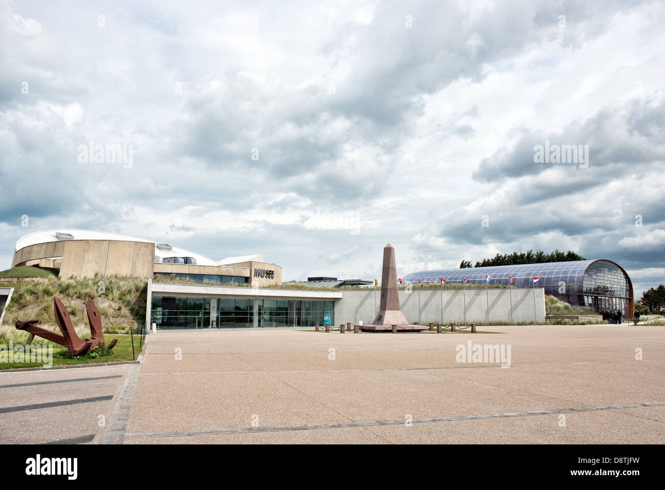 Die Utah Beach Landung Museum, Normandie, Frankreich Stockfoto