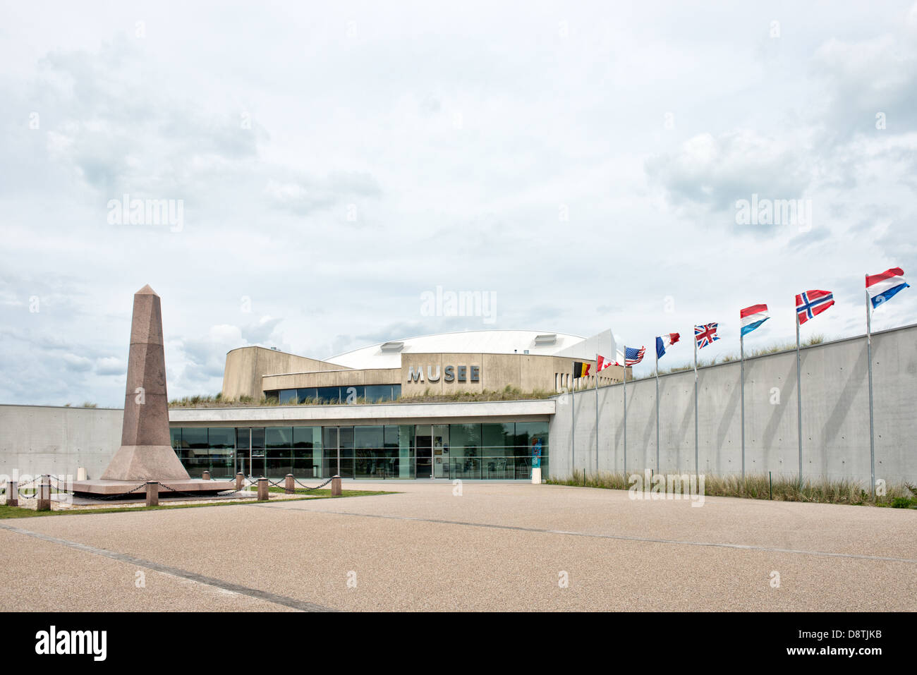 Die Utah Beach Landung Museum, Normandie, Frankreich Stockfoto