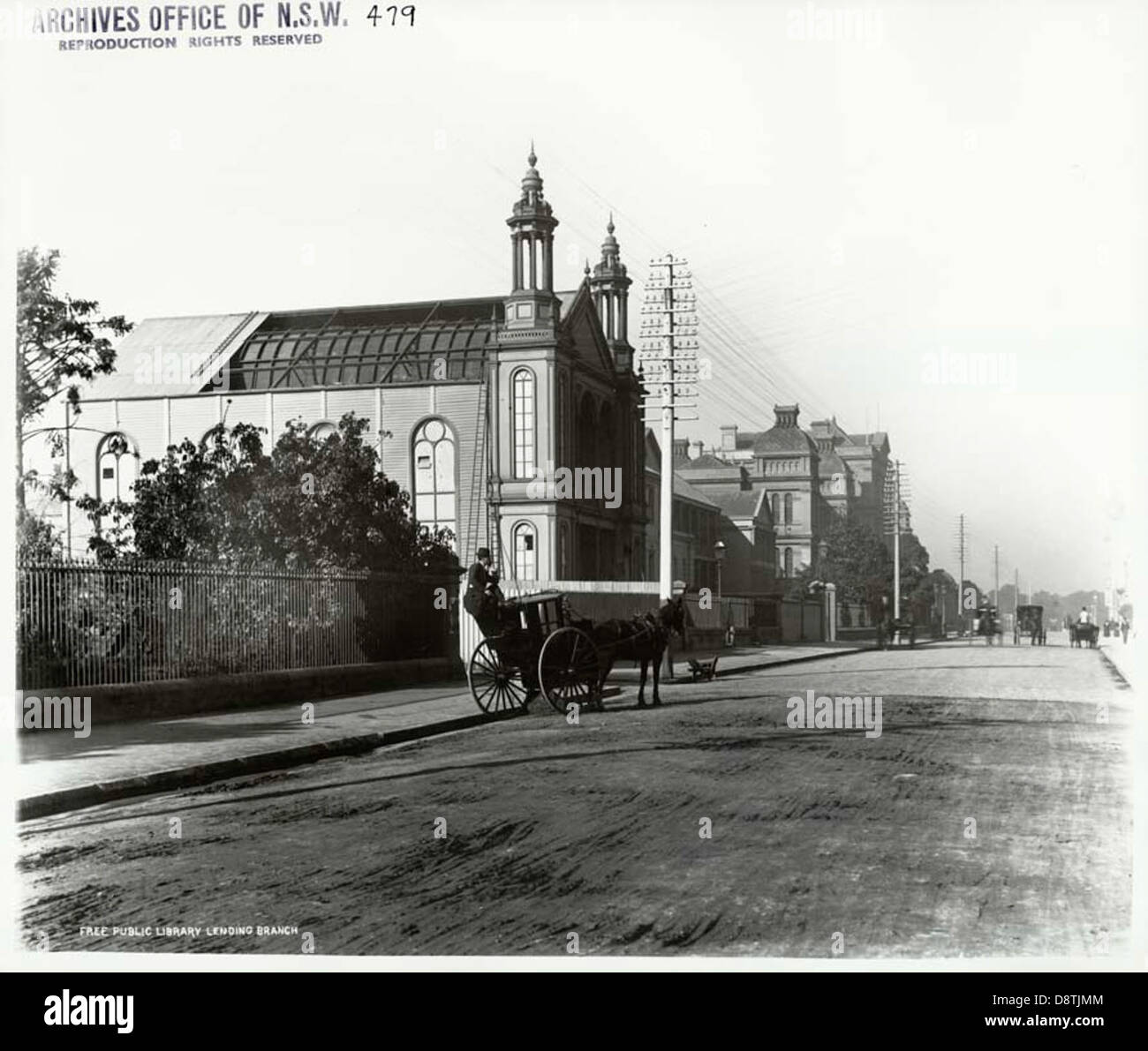 Freie öffentliche Bibliothek Kreditvergabe Zweig [Macquarie St, Sydney] Stockfoto