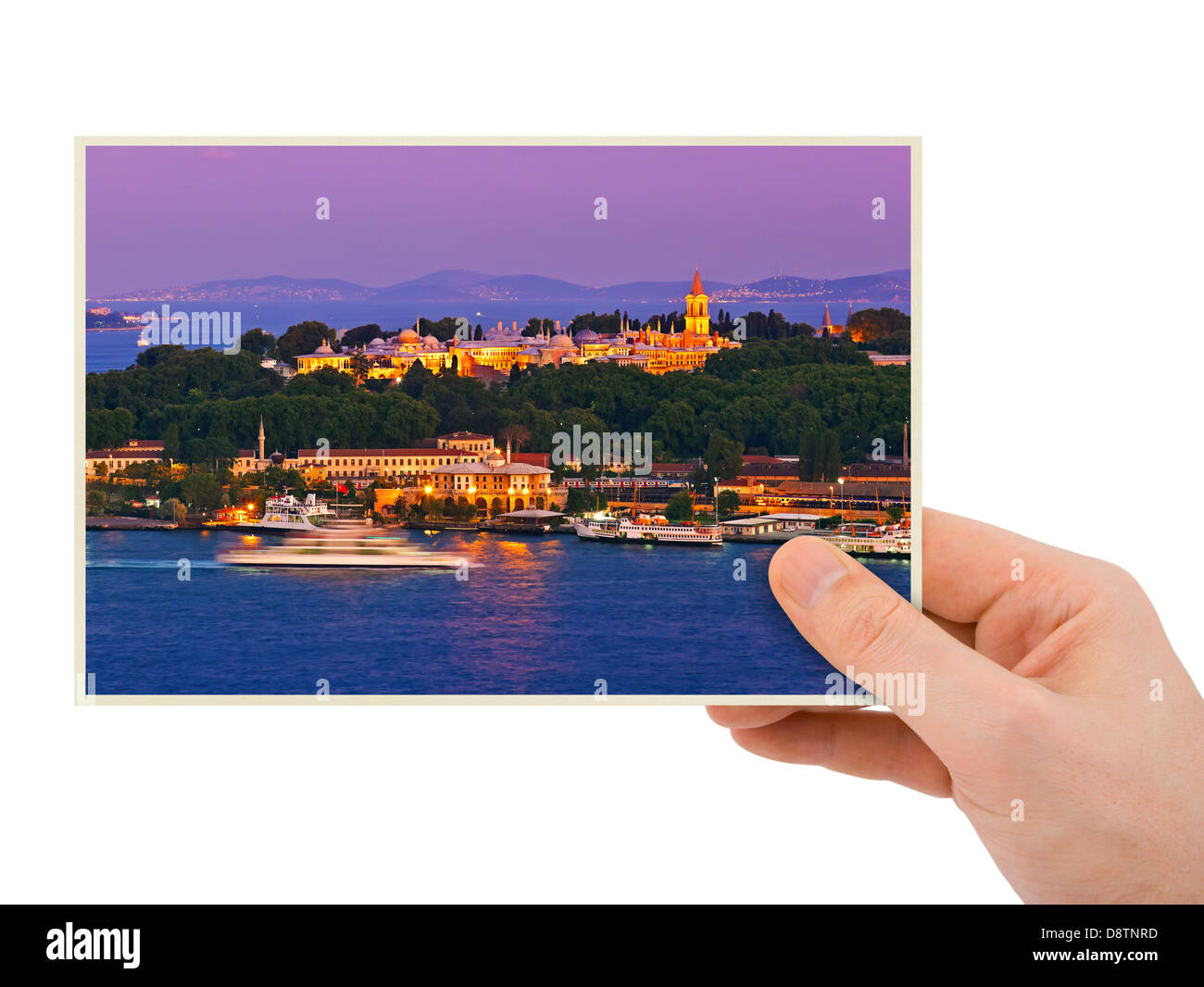 Istanbul-Türkei-Fotografie in der hand Stockfoto