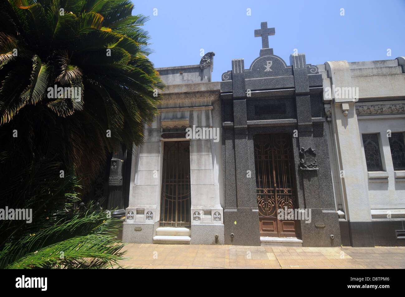 Friedhof La Chacarita, Buenos Aires, Argentinien. Keine PR Stockfoto