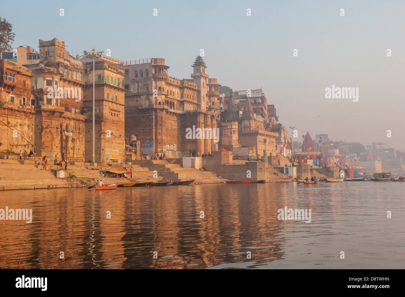 Heilige Stadt Varanasi, Indien Stockfoto